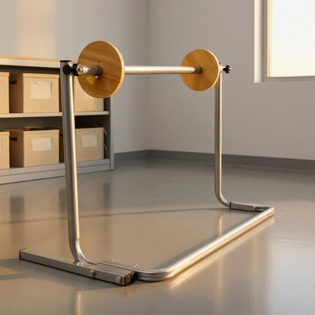 Protective Wrapping Dispenser Adjustable for Workshop Operators