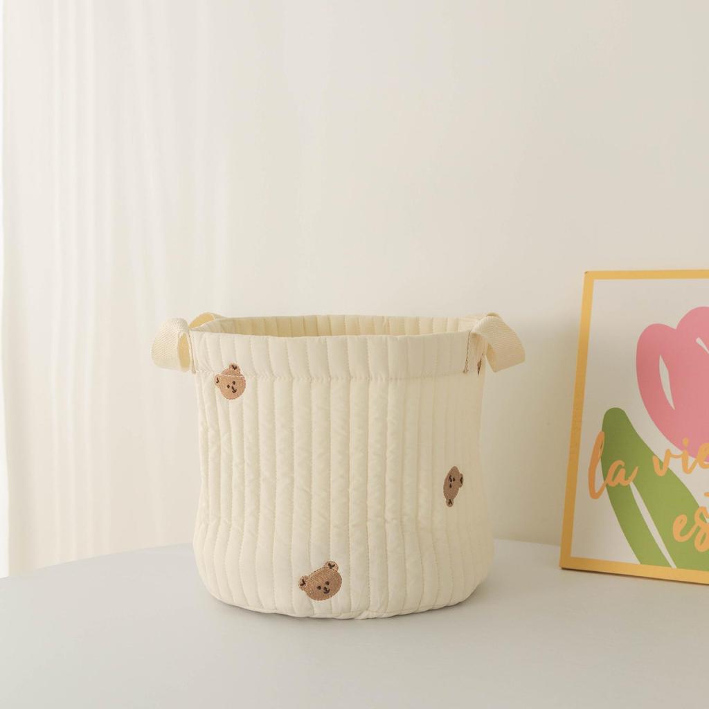 Multi-Purpose Baby Diaper and Toy Organizer Basket