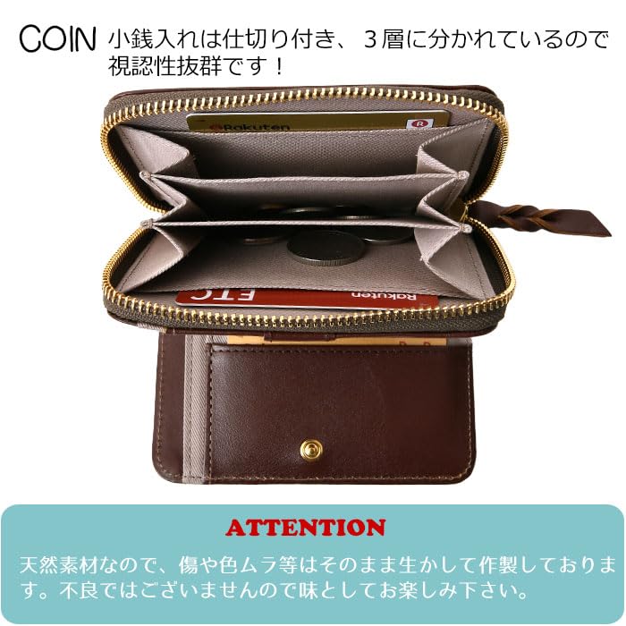 Moomin Little My Short Wallet, Bifold, Round Zipper, Snap Button Closure, Women's, 82018