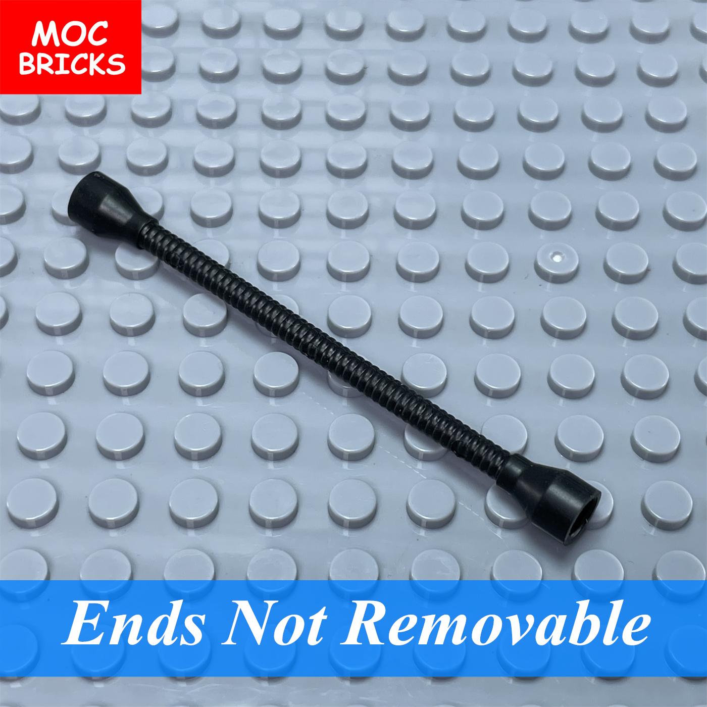 

20pcs/lot MOC Bricks Hose Flexible 8.5L featuring Tabless Ends fit with 72375 attachment Assembled Building Blocks Toys children gift