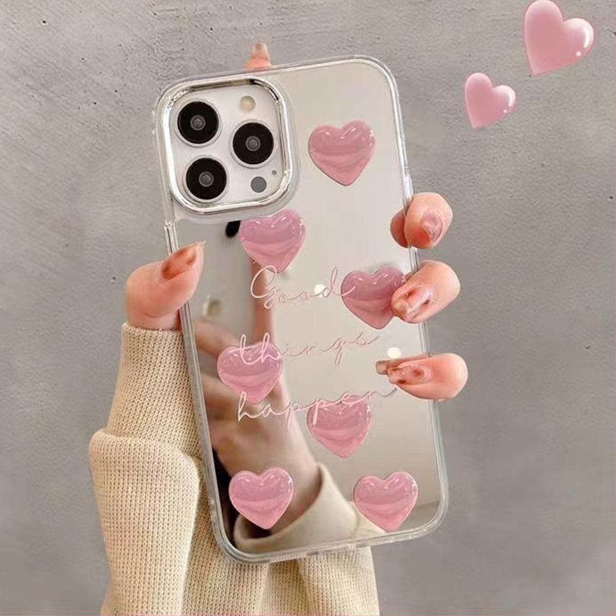 

For Huawei Mirror Mirror Phone Case Light Luxury Premium Phone Case Laser Phone Accessories Makeup Mirror Phone Case HUAWEI P30
