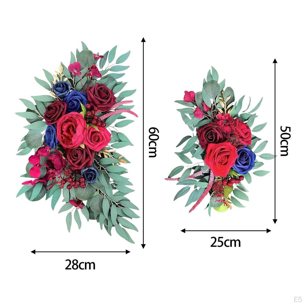 Wedding Arch Flowers /Reception Backdrop Floral /Artificial Swag for Front Door