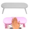 2pcs Nail Hand Rest Foldable Nail Arm Rest Cushion Washable Nail Hand Pillow for Nail Salon Beauty School