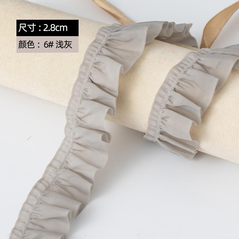 2.5Cm Color Cloth Fungus Nylon Elastic Band Toy Doll Women'S Dress Socks Decorative Belt