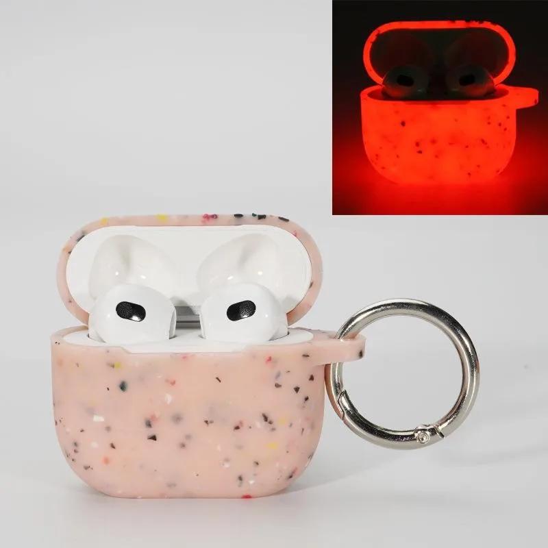 Leuchtende Kopfhörerhülle für Apple AirPods Pro 2 Hüllen Silikon Fluoreszenz für AirPods1 2 3 Drahtlose Headset-Hülle Schutzhülle