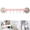 Kitchen Accessories Wall Mounted Bathroom Organizer Hooks Towel Holder Cupboard Storage Rack Shelf Bathroom Holder Key Hooks