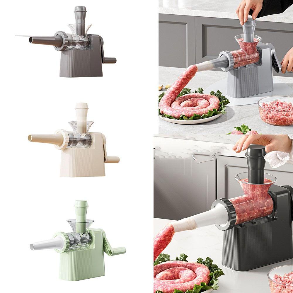 Manuelle Wurstfüllmaschine mit großer Kapazität Fleischwolf Füllmaschine Küchenwerkzeug