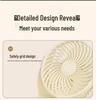 USB Rechargeable Mini Desktop Fan with Long Battery Life
