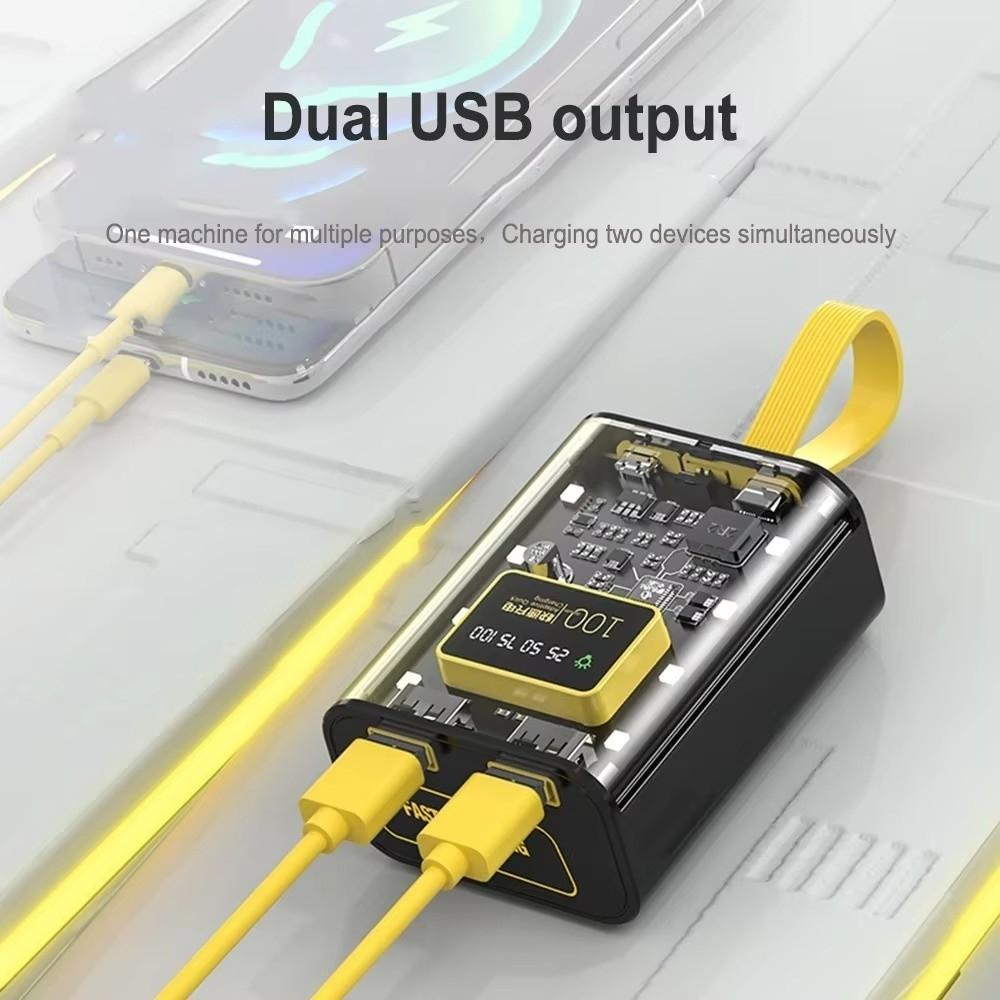 Fast Charge Power Bank Case Double USB Output DIY Power Bank Box  Portable Charging