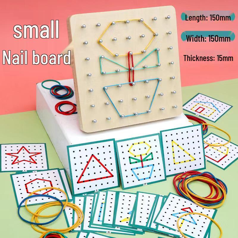 Kreatives Holzformen-Zuordnungs- und Logikspiel für Kinder