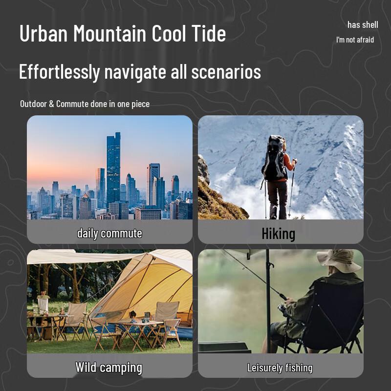 JEEP Men's Softshell Windproof Outdoor Jacket