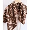 Vintage Twill Printed Square Scarf For Women Fashion