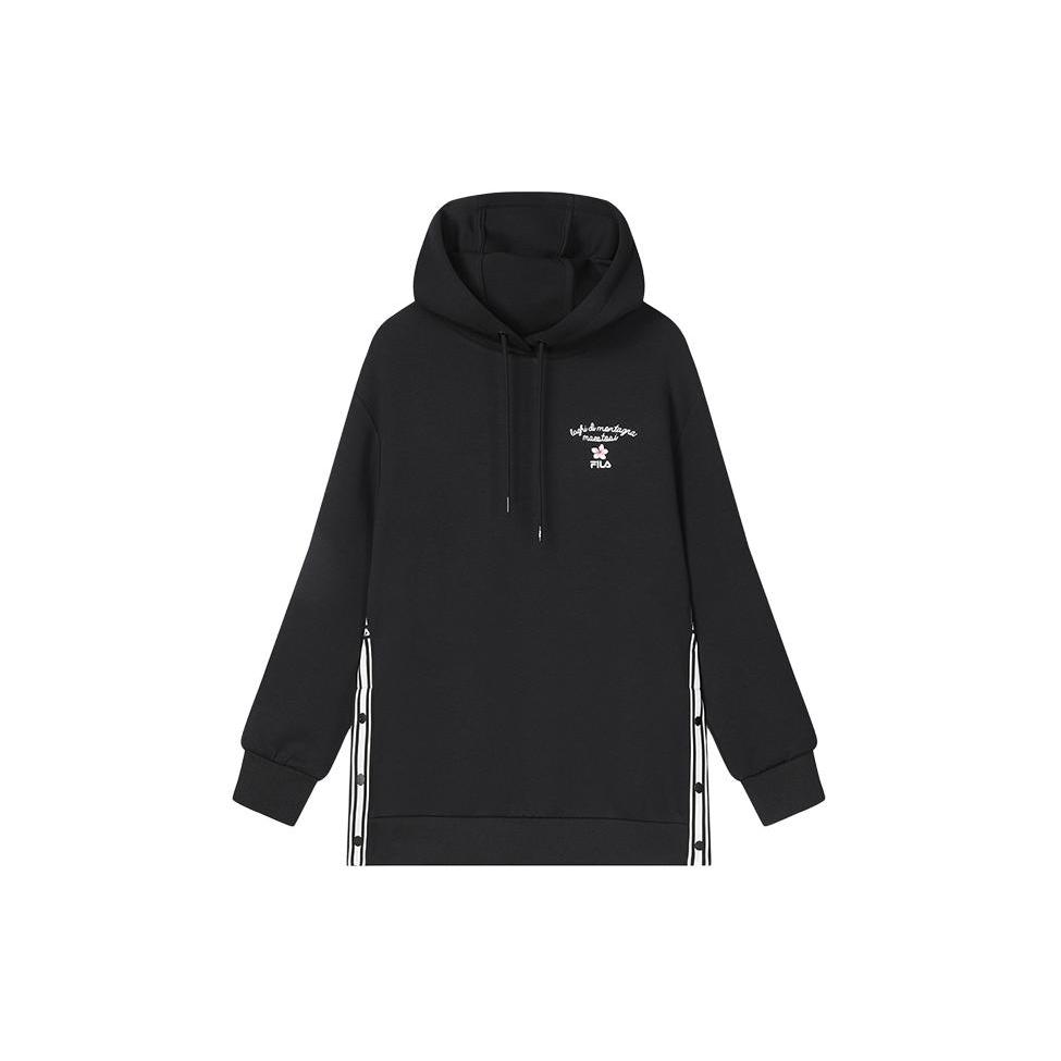 

New FILA Sweatshirt Women s Jet Black F11W418214F-BK L