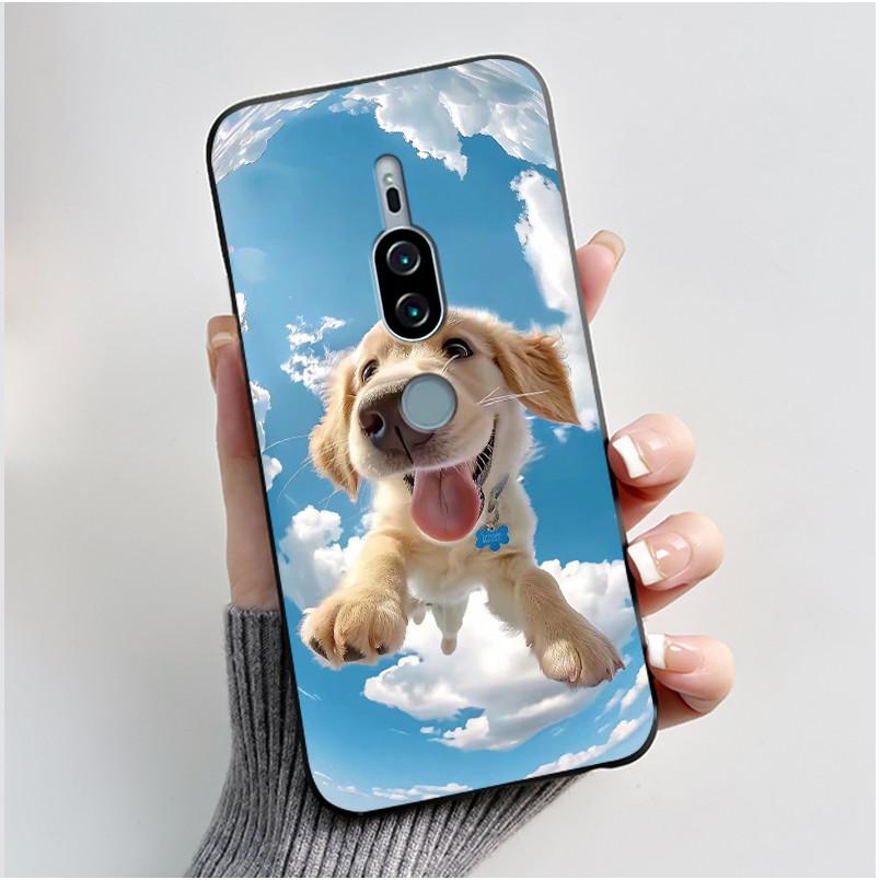 For Sony Xperia XZ2 Premium SO-04K SOV38 XZ2Premium Case Luxury Cute Cool Boys Girls Black Soft Silicone Back Cover TPU Housing