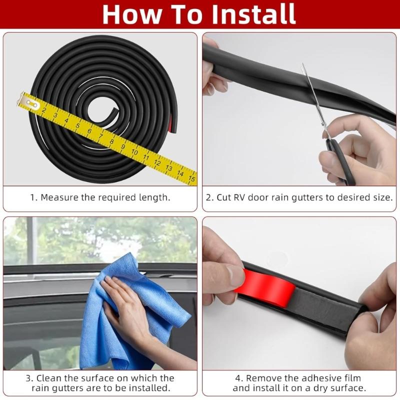 Flexible Wasserkanal-Dichtungsstreifen für das Dach Einfach zu montierende Entwässerungslösung Verhindert Wassereintritt bei Nässe