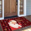 Christmas Pattern Square Area Rug Comfort Indoor Floor Carpet For Home Holiday Gift