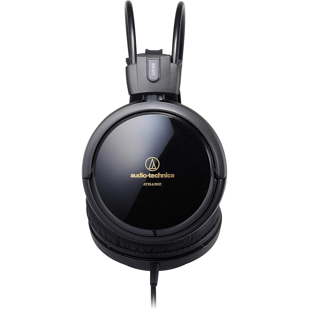 Audio-Technica ATH-A500Z Headphones, Wired, Closed-Back, 3-meter Cable