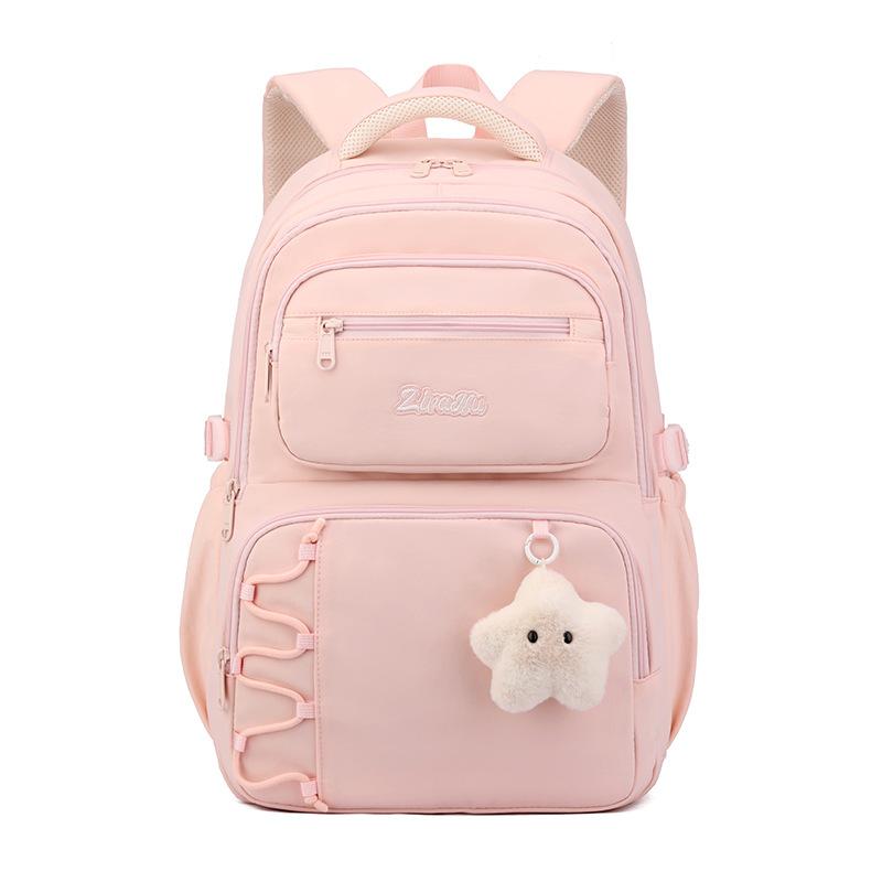 2026 New student Backpack For High School And Primary School Student Versatile Backpack Schoolbag with doll waterproof bookbags