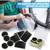 28Pcs Glueless Self Adhesive Bike Puncture Repair Kit with Metal Rasps