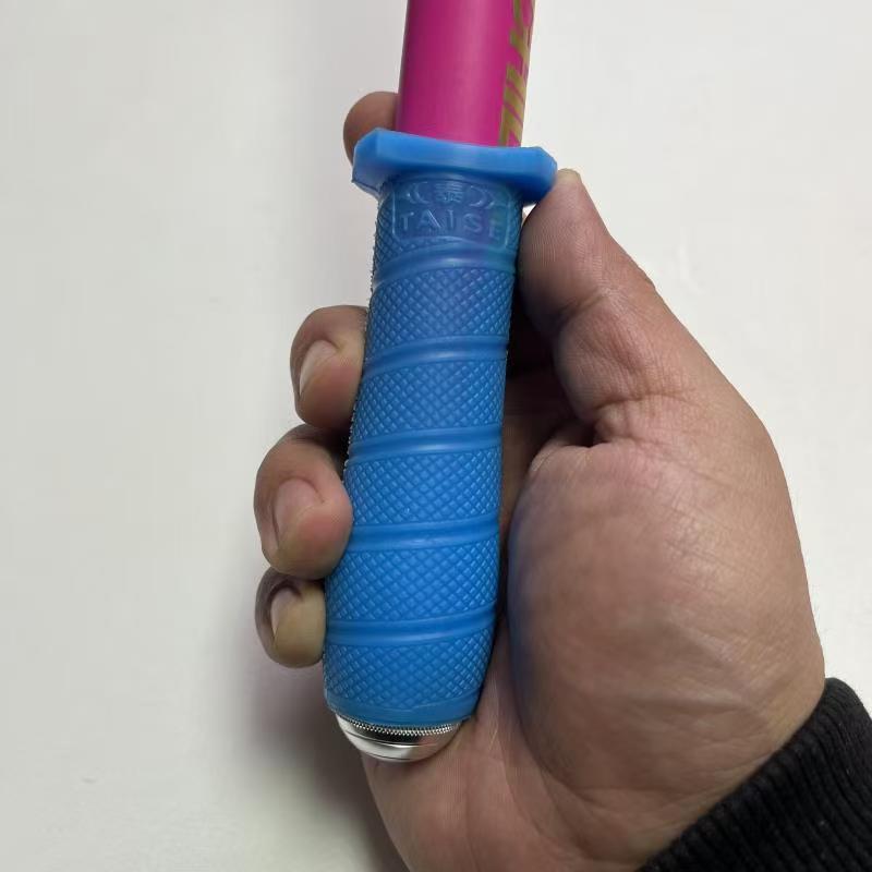Capa de Silicone Antiderrapante para Cabo de Vara de Pesca com Enrolamento Automático e Fita Absorvente de Suor