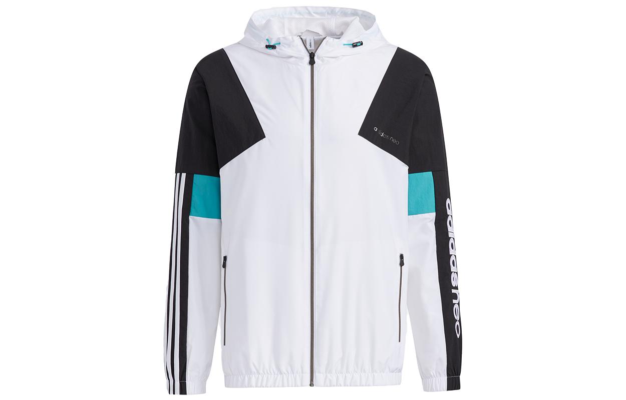 Adidas Neo Jackets Men s White Hooded Moderate Other GP5685 XL