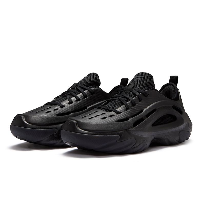 FILA Fusion REMO Rowing Shoes Fabric Comfortable Low-Top Casual Shoes Men sneaker Black T12M521116FBK
