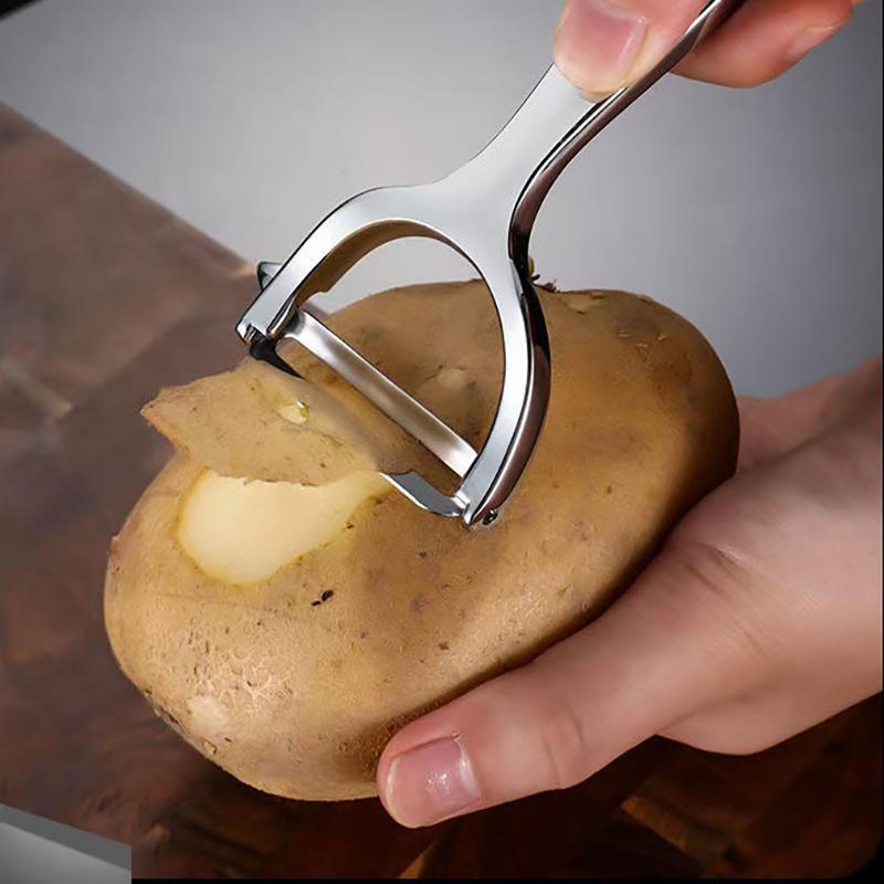 Stainless Steel Paring Knife Wholesale Pumpkin Melon Planer Kitchen Zinc Alloy Fruit and Melon Household Peeler Scraping Knife