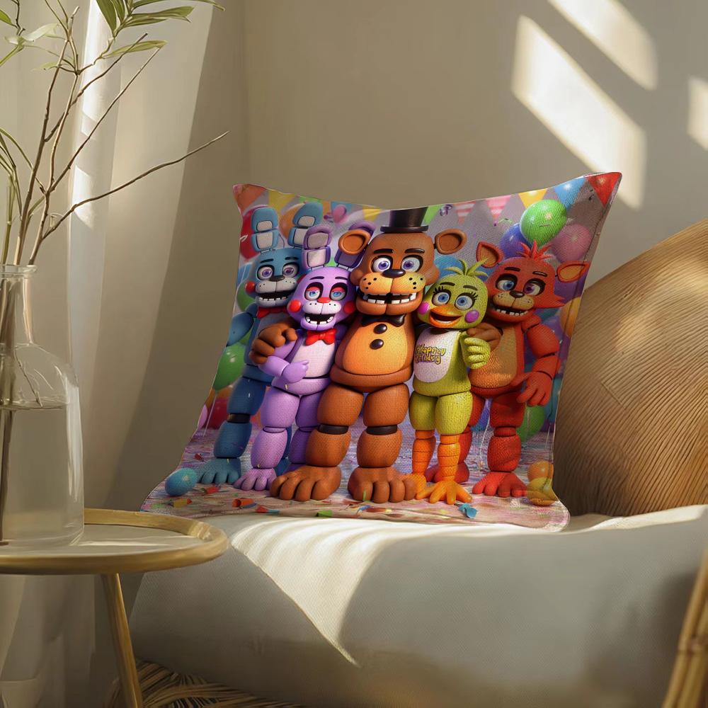 Moviefiven-Nightsatf-Freddys2 Pillow Case Pillowcase, Double-Sided Printed, Sofa Cushion, Bedroom Headboard