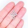 Surgical pointed line cross pendant accessory