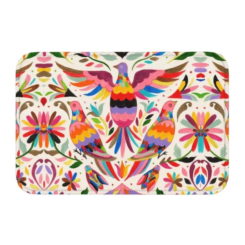 Day Of The Dead Kitten Cat Sugar Skull Front Floor Door Entrance Mats Outdoor Mexican Halloween Floral Doormat Garden Carpet Rug