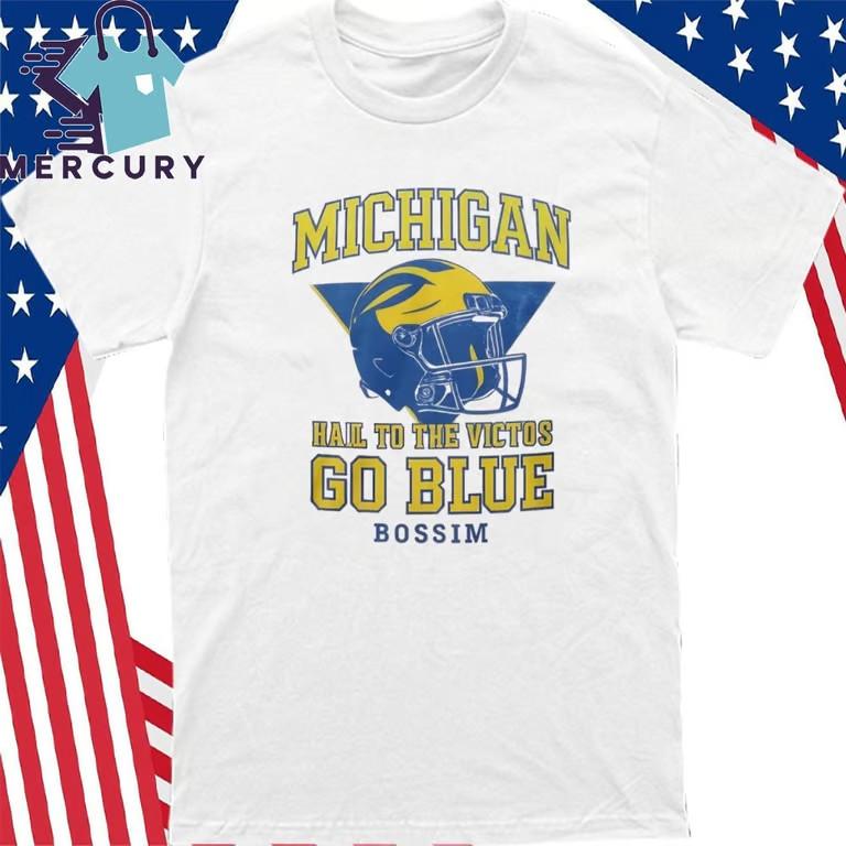 Тейлор Леван Мичиган Hail To The Victors Go Blue Bossim Футболка Унисекс Футболка M