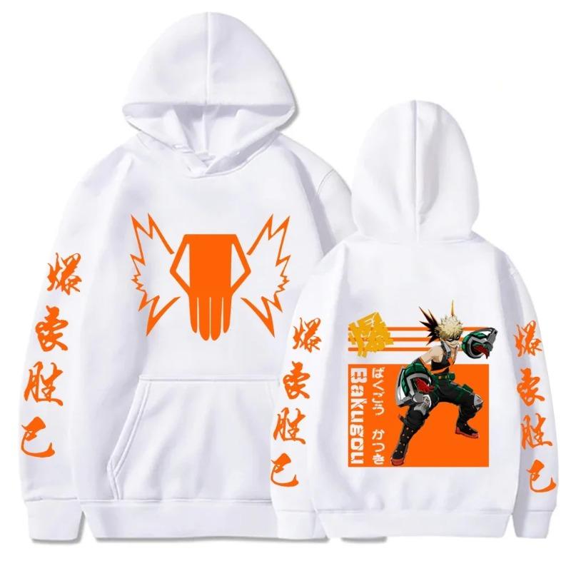 

2025 Anime Hoodie Men s and Women s Loose Sleeves 3D Comic Orange Pattern Printed Sportswear Clothes Street Trendy Hoodie 3XL