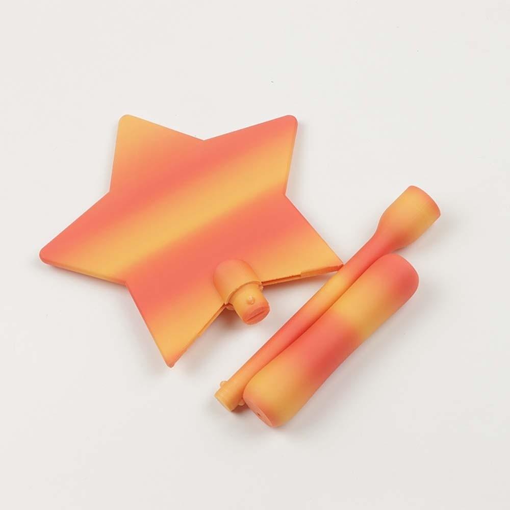 Creative 3D Printed Wand Tap To Pay Detachable Portable Star Magic Wand Holder Funny Contrast Color Striped
