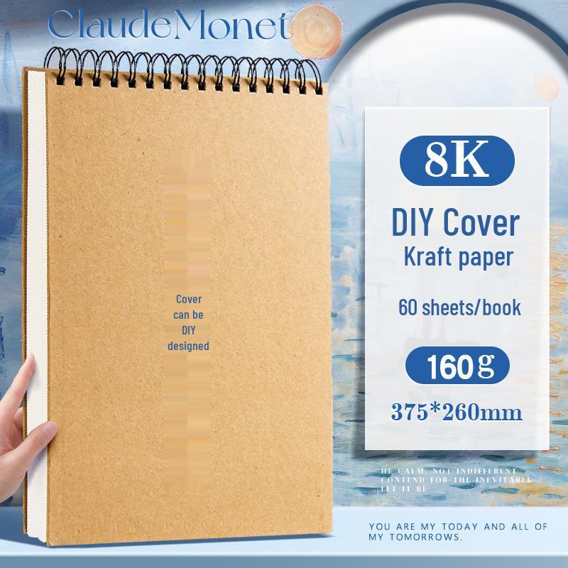 Premium Hardcover Detachable Sketchbook for Art Students with Thick Drawing Paper