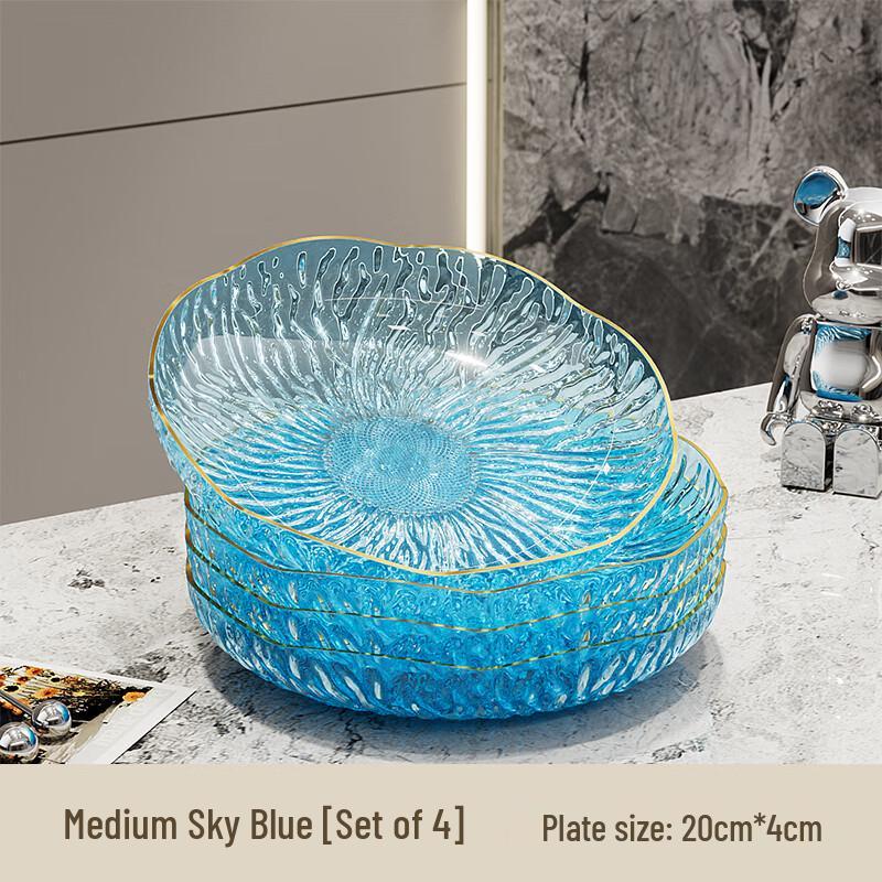 KANGMO Stainless Steel Three-Compartment Serving Plate