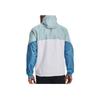 Under Armour Legacy Color Block Woven Hooded Training Jacket Men Jacket Blue 1345405-478
