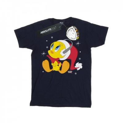 Damen/Damen Weihnachten Tweety Baumwolle Boyfriend T-Shirt
