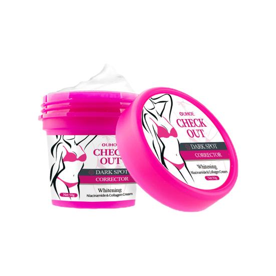 

50 г Крем для осветления кожи Питательный Увлажняющий Осветляющий Меланин Нежный Коллагеновый Подмышки Колени Отбеливающий Крем для Женщин 50g