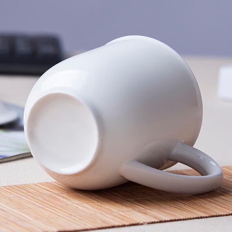Pure White Bone China Office & Conference Teacup Set