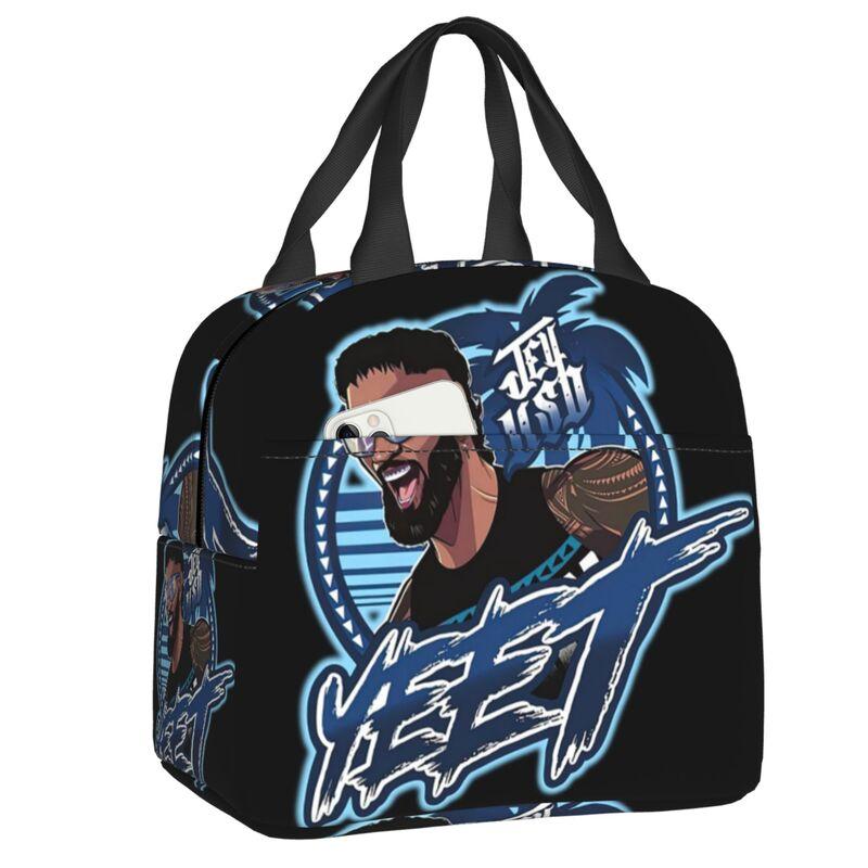 Custom Jey Uso Yeet Lunch Bag Men Women Cooler Warm Insulated Lunch Boxes for Student School