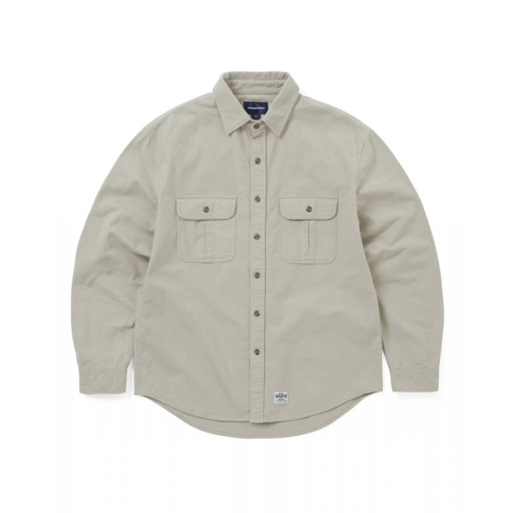 Thisisneverthat Flannel Country Shirt Khaki S