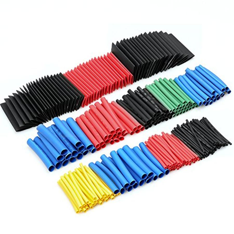 560 Pcs Universal Mixed Color Car Electric Insulation Heat Shrink Tube Boxed Kit