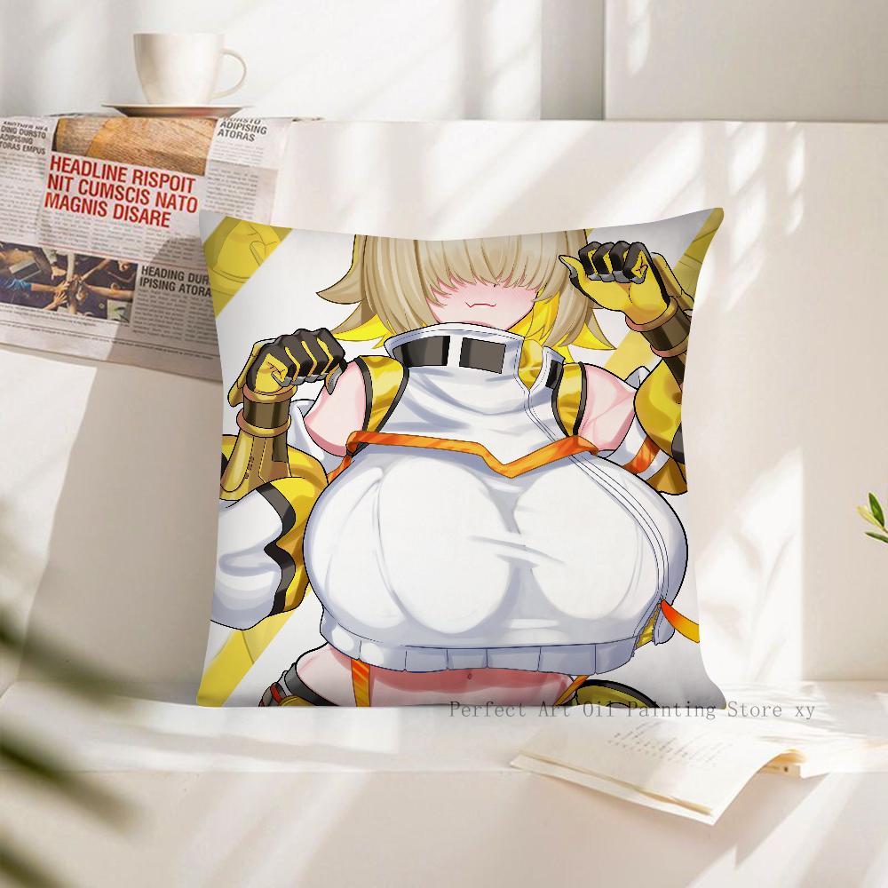 NIKKE Goddess Of Victory Spiel Kissenbezug Mode Quadratischer Kissenbezug Schlafzimmer Sofa Zimmer Ins Dekoration Freizeit Kissenbezug 40x40