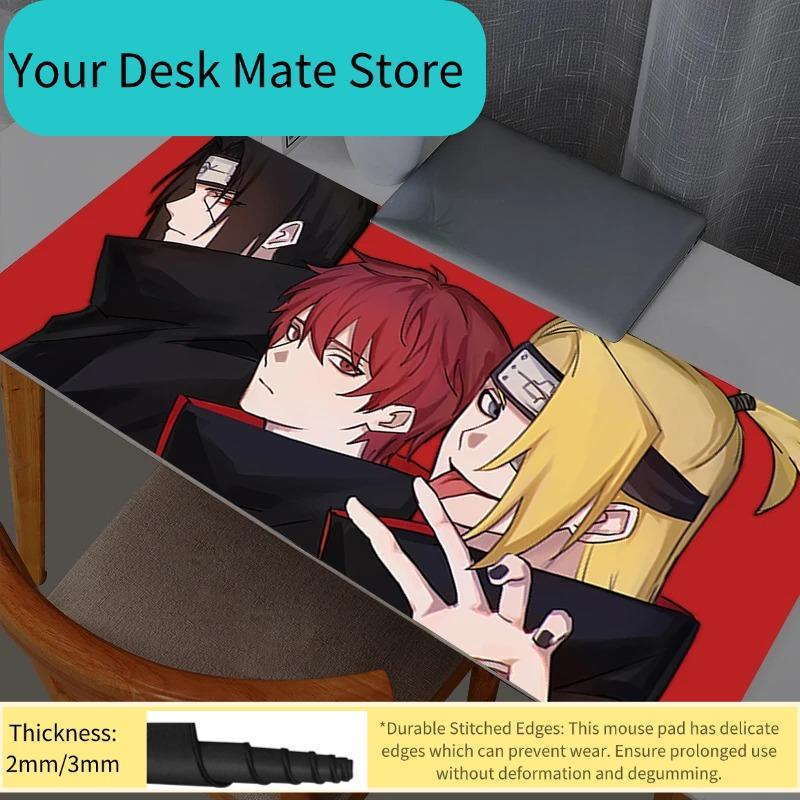 Mouse Pad Gamers Large Computer Extended Game Mousepad Desk Mat Keyboard Rubber Durable Naruto Aakatsuki Carpet Mouse Pads