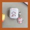 Cartoon AirPods1/1st generation Apple earphone case Pro1st generation Bluetooth earphone case Transparent earphone case Soft