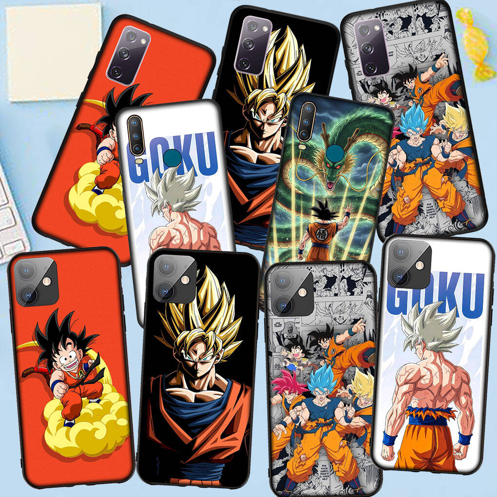 Phone Case for iPhone 17 15 16 Plus Redmi Note 14 12 11 13 Pro Max Huawei P30 P20 Lite OPPO A60 A80 A38 A54 Comics Dragon Son Gokus Ball Super Cover