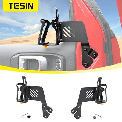 Car Front Door Side Water Cup Bracket Drink Holder For Jeep Wrangler JL Gladiator JT 2018      Accessories