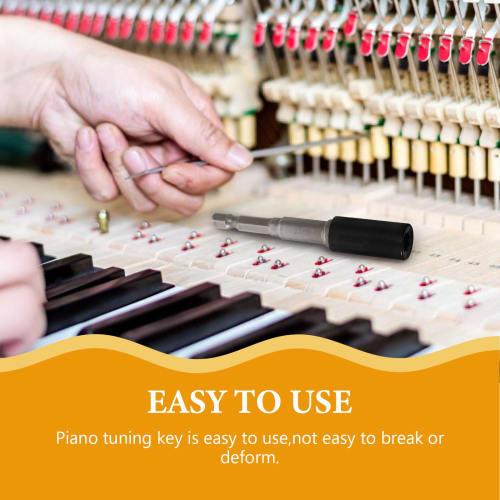 STOBOK 3-Piece Tuning Pin Socket Piano Wrench for Piano Tuning, Piano Tuning Pins, Piano Tuning Keys, Musical Instrument Wrench, Piano Tuning Tool, Pi