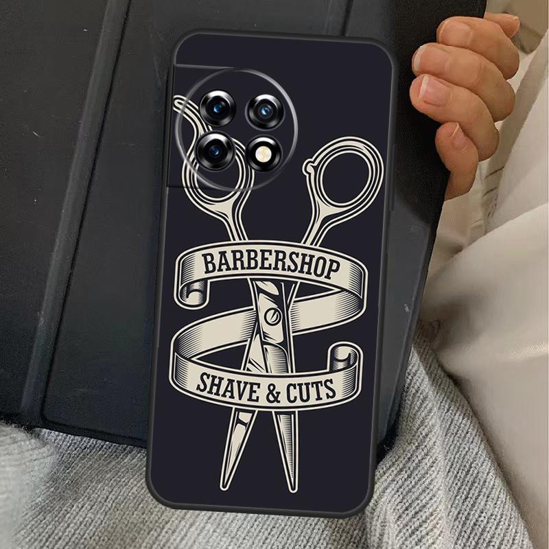 Barber Shop Hair Stylist Tools Case For OnePlus 13T 10T 8T 10R 12R 13R 15 13 12 11 10 9 Nord CE 5 2 3 4 Lite N20 N30 Cover