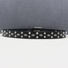 New Genuine Leather Square Nailed Individual Diamond Rivet Cowhide Belt Western American Rivet Belt